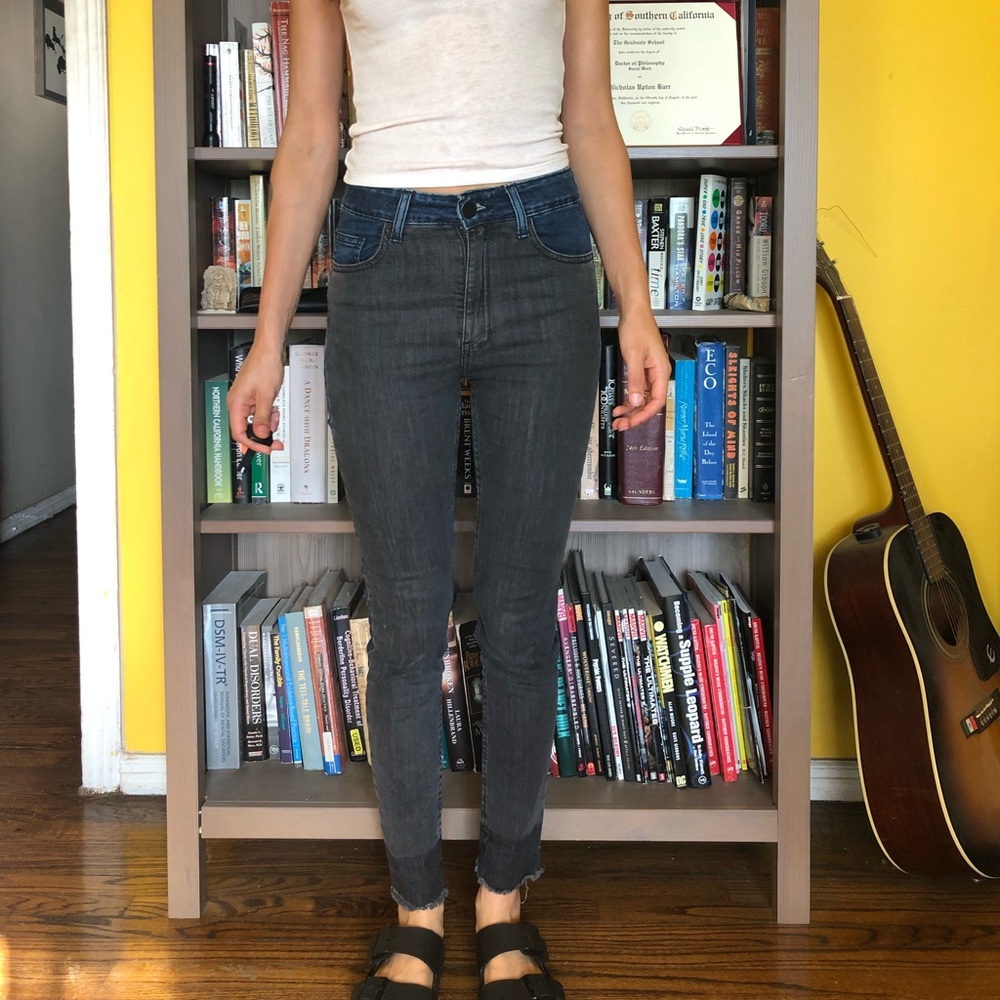 Skinny jean doble color